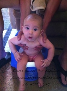 Baby-led potty-training w/ 16-week old