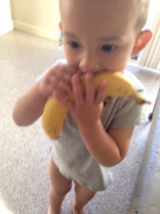loves his bananas