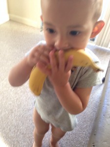 loves his bananas